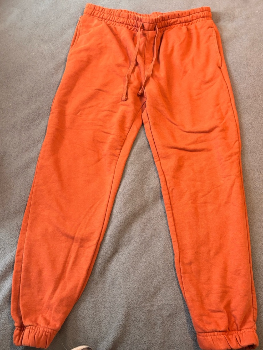 No Boundaries Rust Orange Drawstring Sweatpants